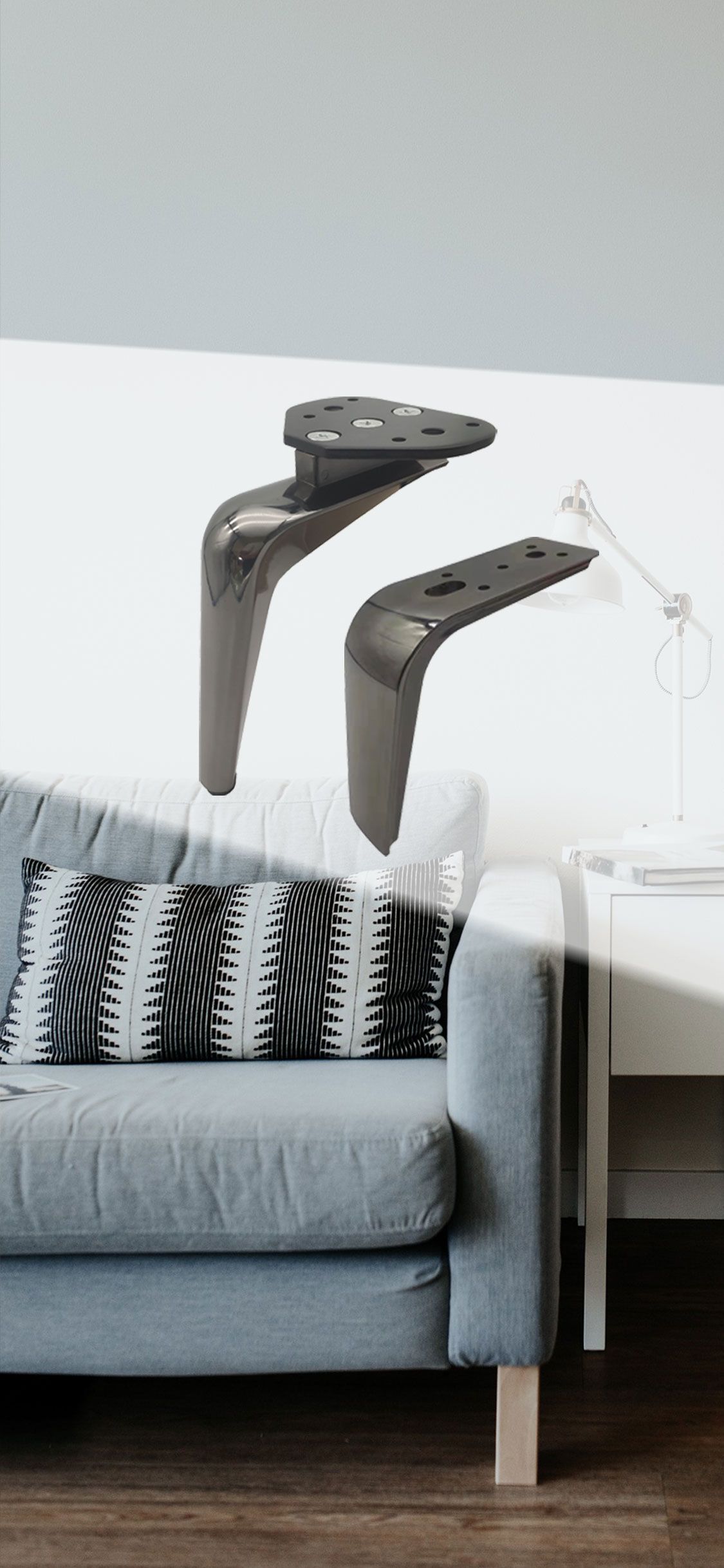 Metal Sofa Legs Aluminum-Alloy