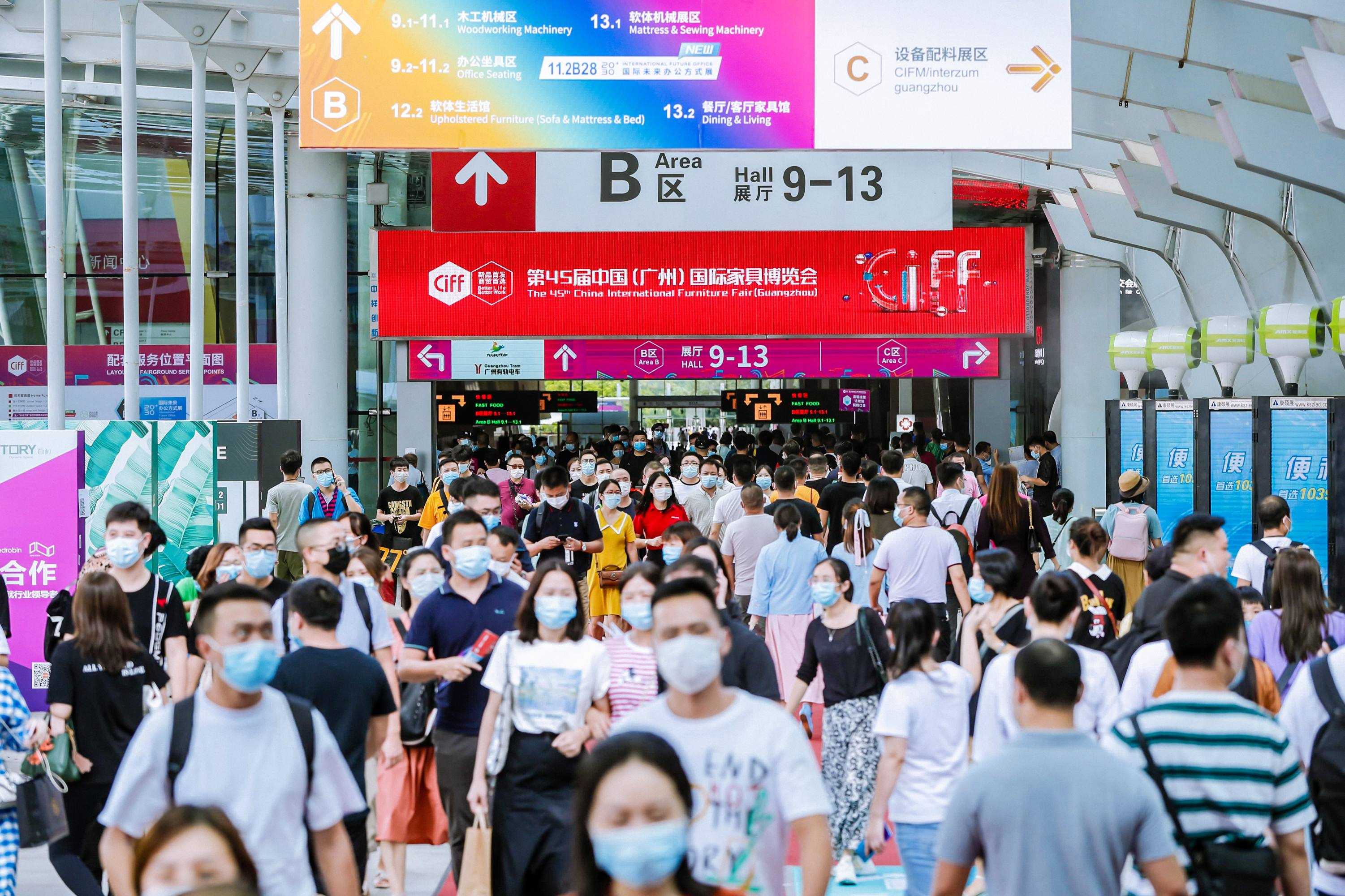 CIFF Guangzhou 2020.The first furniture exhibition held during the pandemic